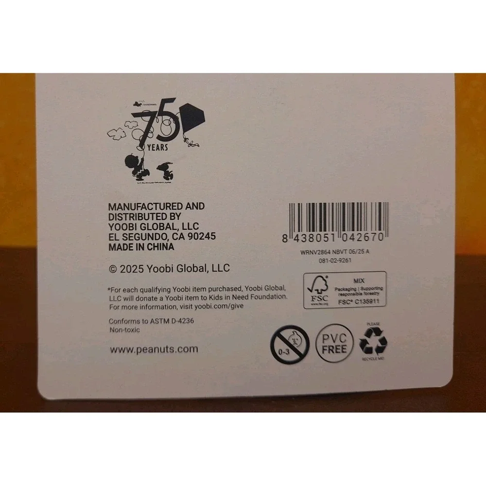 Yoobi peanuts pack